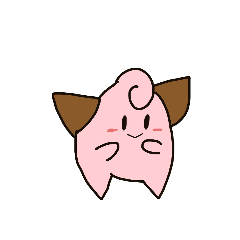 NobleArticuno241's drawing of Cleffa — Pokémon sketch on Sketchdex