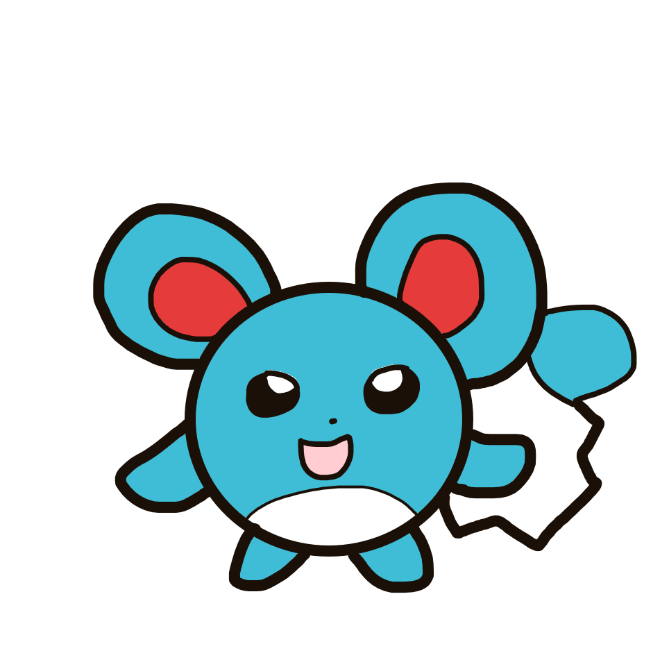 NobleArticuno241's drawing of Marill — Pokémon sketch on Sketchdex