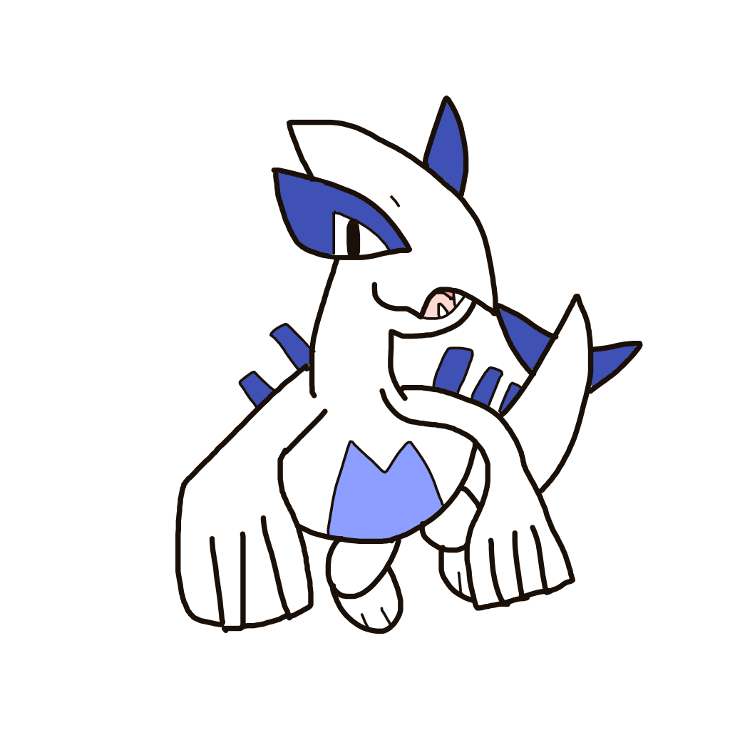 NobleArticuno241's drawing of Lugia — Pokémon sketch on Sketchdex