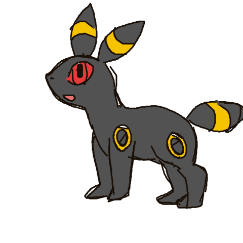 corrodedconcept's drawing of Umbreon — Pokémon sketch on Sketchdex