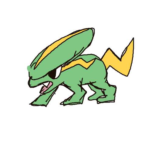 corrodedconcept's drawing of Electrike — best Pokémon fan art on Sketchdex