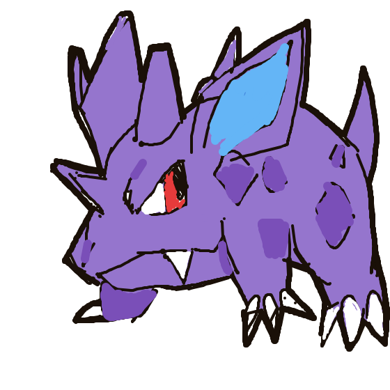 Nidorino drawing