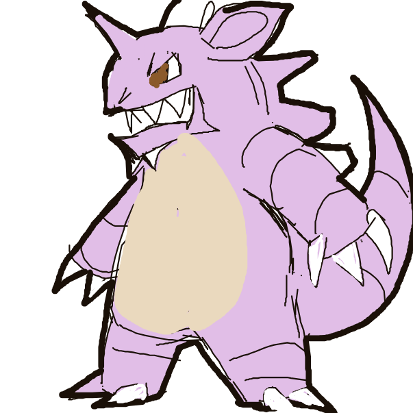 Nidoking drawing