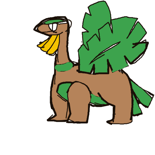 corrodedconcept's drawing of Tropius — best Pokémon fan art on Sketchdex