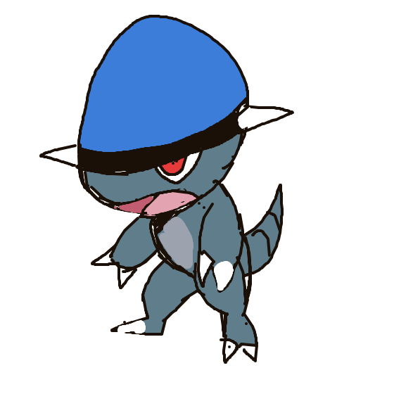 corrodedconcept's drawing of Cranidos — best Pokémon fan art on Sketchdex