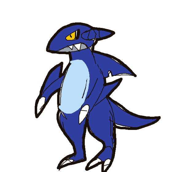 corrodedconcept's drawing of Gabite — Pokémon sketch on Sketchdex