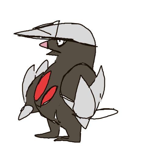 corrodedconcept's drawing of Excadrill — Pokémon sketch on Sketchdex