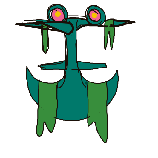 corrodedconcept's drawing of Dhelmise — best Pokémon fan art on Sketchdex
