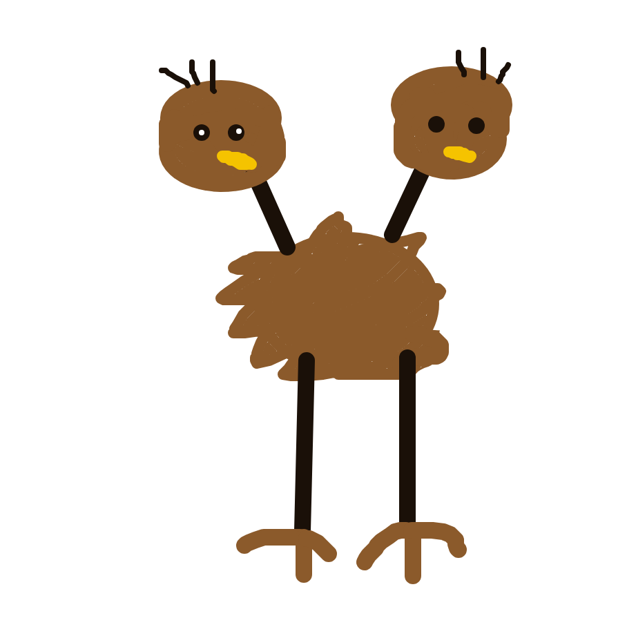 Emmy's drawing of Doduo — Pokémon sketch on Sketchdex