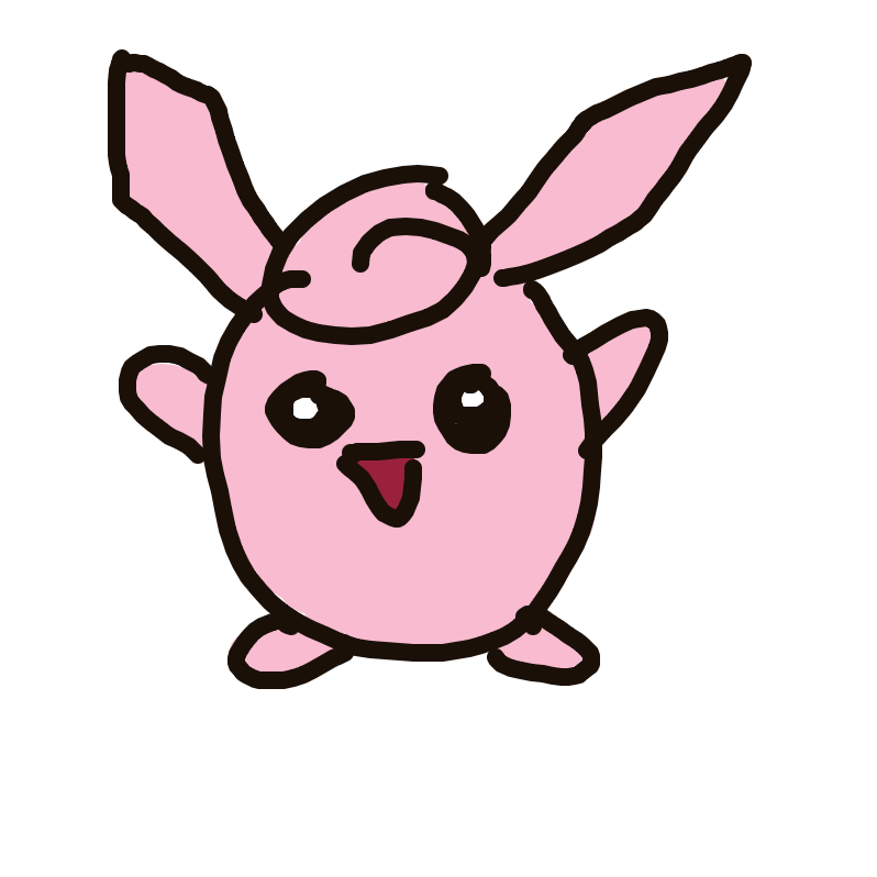 RustyDude's drawing of Wigglytuff — Pokémon sketch on Sketchdex