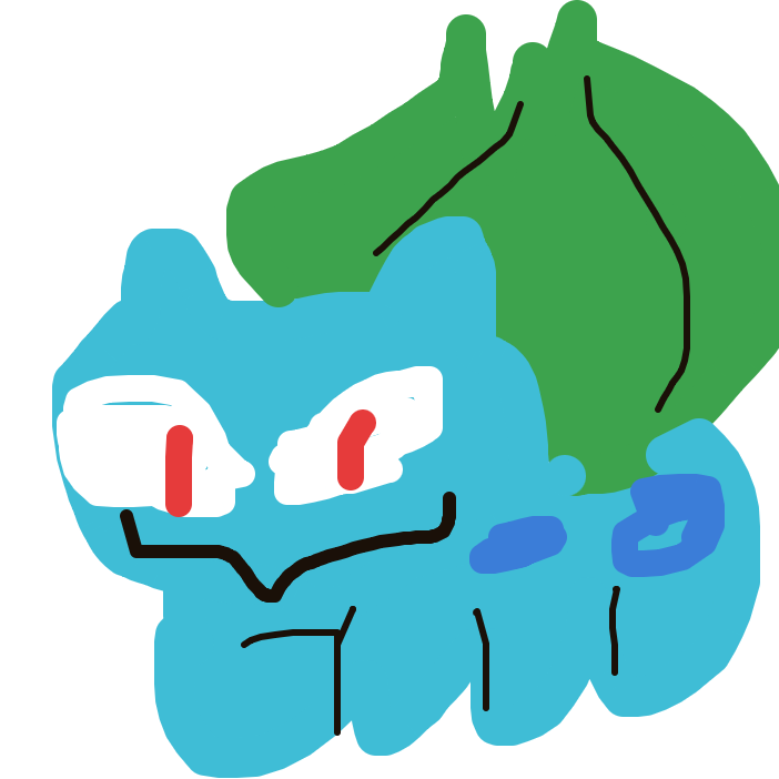 GigaHitmonchan115's drawing of Bulbasaur — Pokémon sketch on Sketchdex