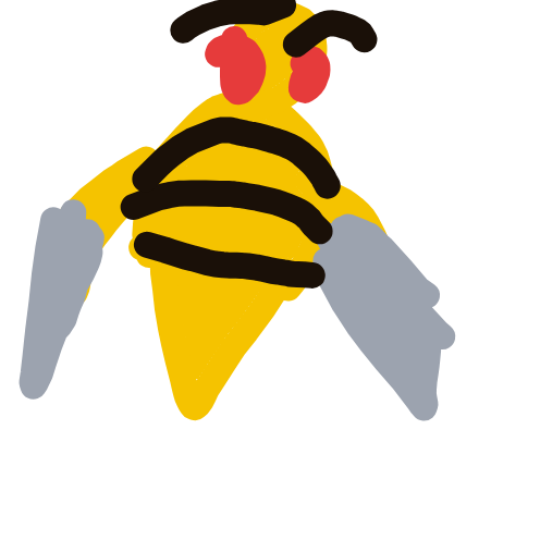 HyperDragonite770's drawing of Beedrill — Pokémon sketch on Sketchdex