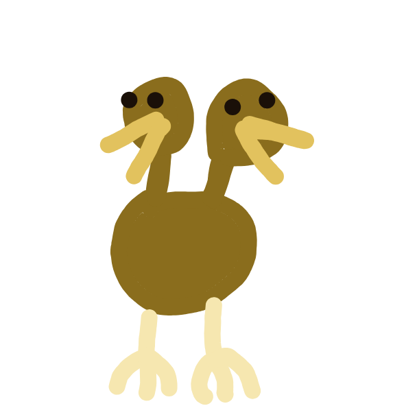 HyperDragonite770's drawing of Doduo — Pokémon sketch on Sketchdex
