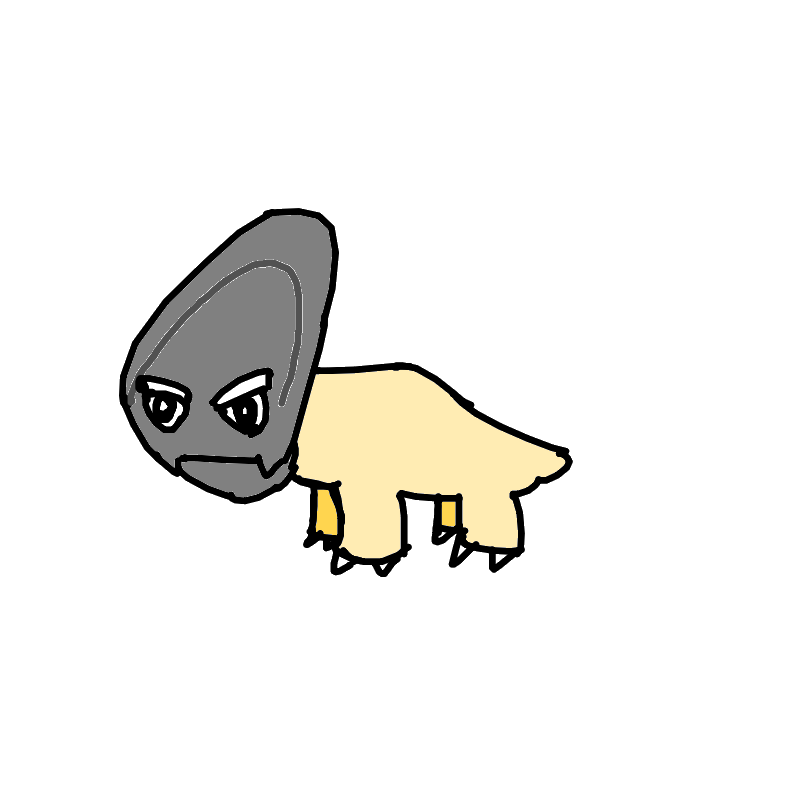Dijitalex's drawing of Shieldon — best Pokémon fan art on Sketchdex