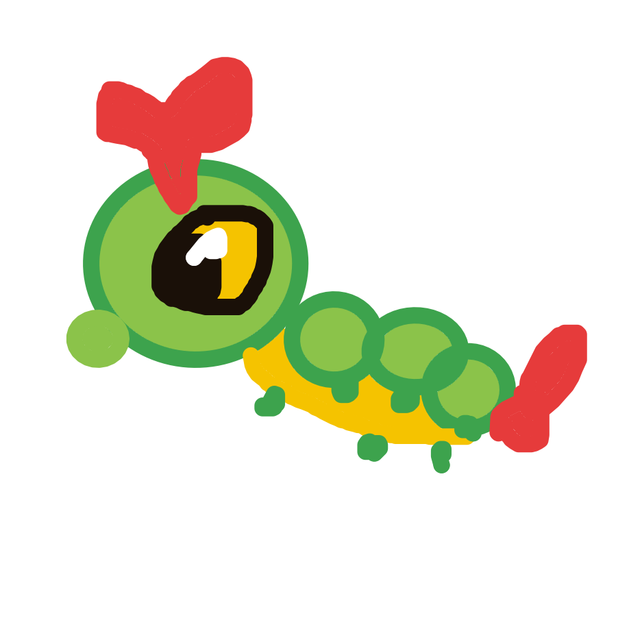 LegendaryPorygon686's drawing of Caterpie — Pokémon sketch on Sketchdex
