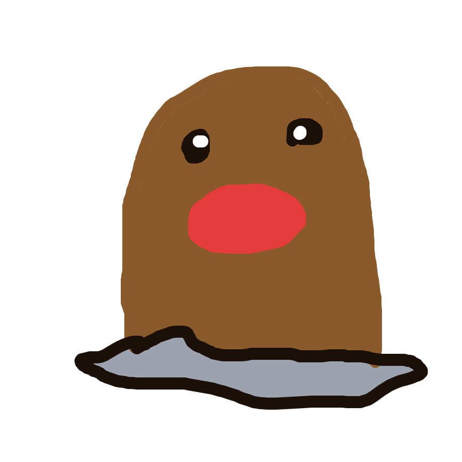 LegendaryPorygon686's drawing of Diglett — Pokémon sketch on Sketchdex