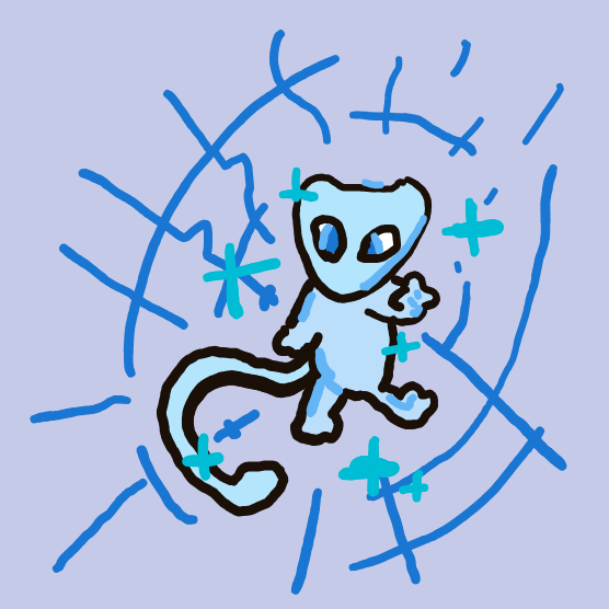 CrimsonDewgong780's drawing of Mew — Pokémon sketch on Sketchdex