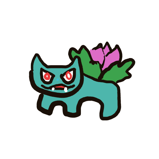 Ivysaur drawing