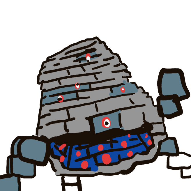 CrimsonDewgong780's drawing of Stakataka — best Pokémon fan art on Sketchdex
