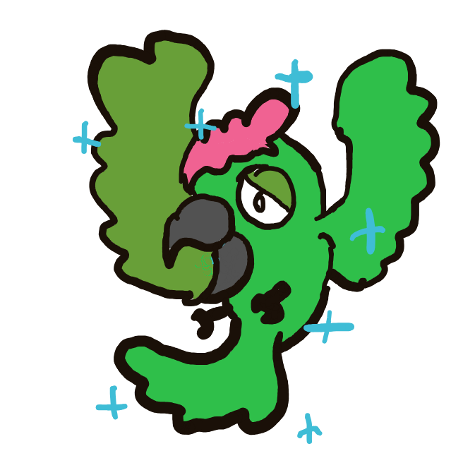 CrimsonDewgong780's drawing of Squawkabilly — Pokémon sketch on Sketchdex