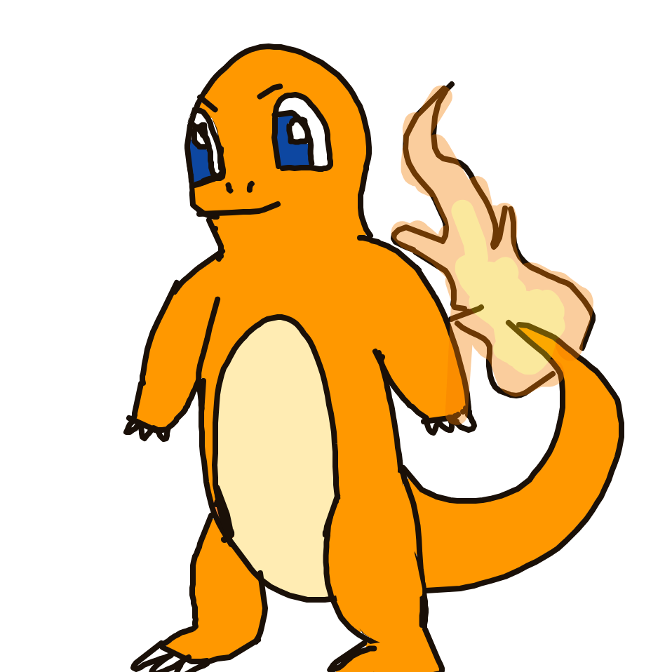 TerraVenusaur413's drawing of Charmander — Pokémon sketch on Sketchdex