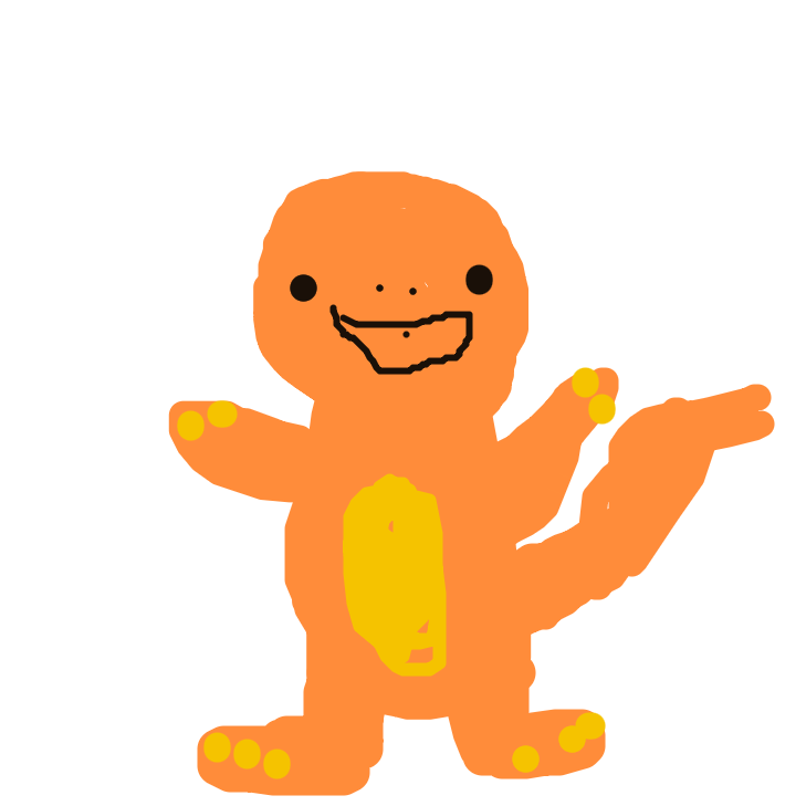 ShinyRaichu45's drawing of Charmander — Pokémon sketch on Sketchdex