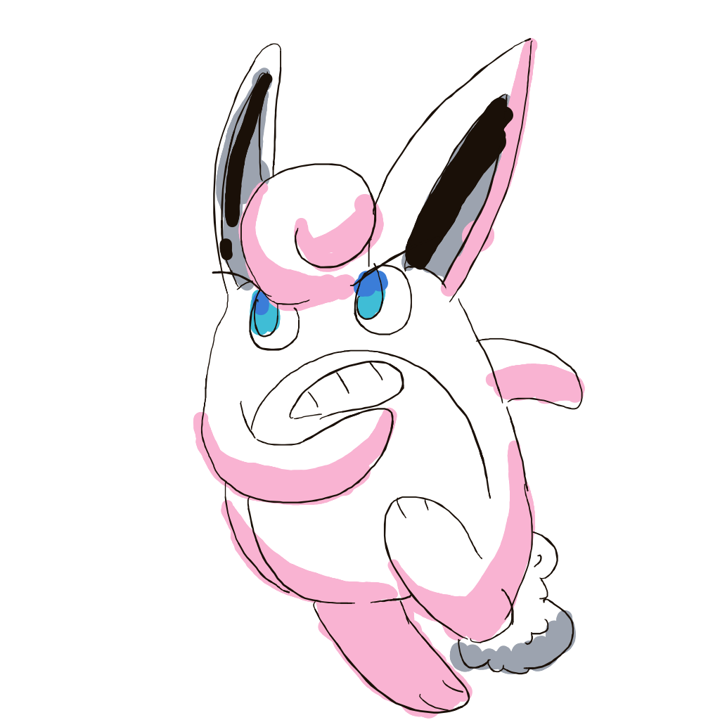 AquaTaka's drawing of Wigglytuff — Pokémon sketch on Sketchdex