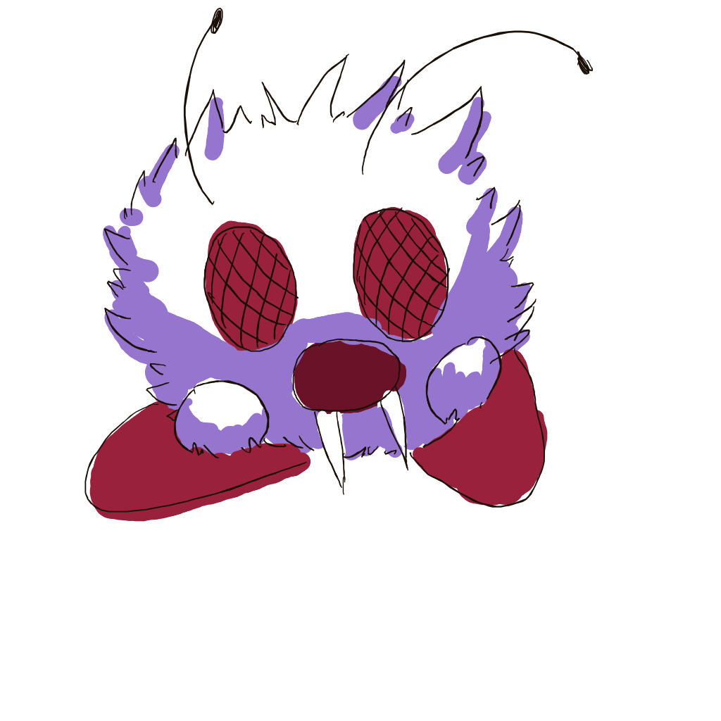 AquaTaka's drawing of Venonat — Pokémon sketch on Sketchdex
