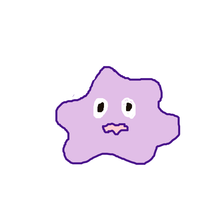 BraveOmastar535's drawing of Ditto — Pokémon sketch on Sketchdex