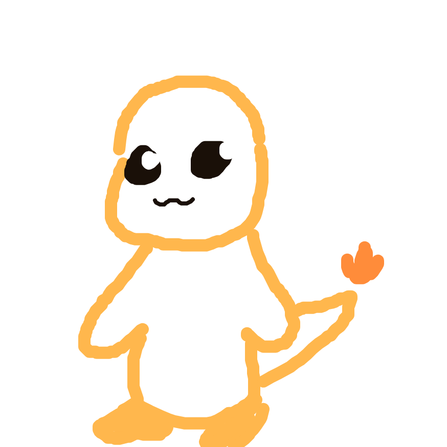 BraveOmastar535's drawing of Charmander — Pokémon sketch on Sketchdex