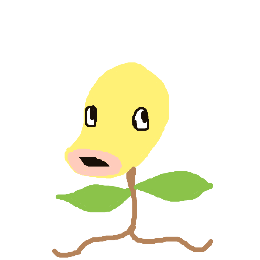 BraveOmastar535's drawing of Bellsprout — Pokémon sketch on Sketchdex