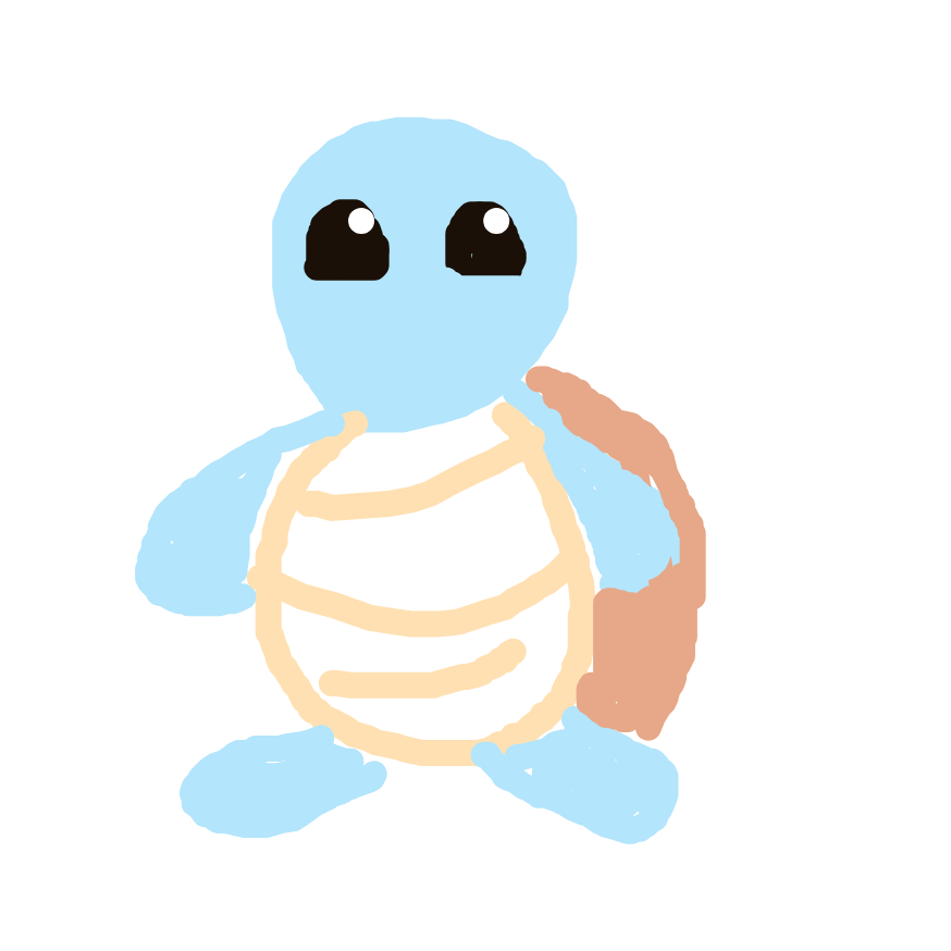 BraveOmastar535's drawing of Squirtle — Pokémon sketch on Sketchdex