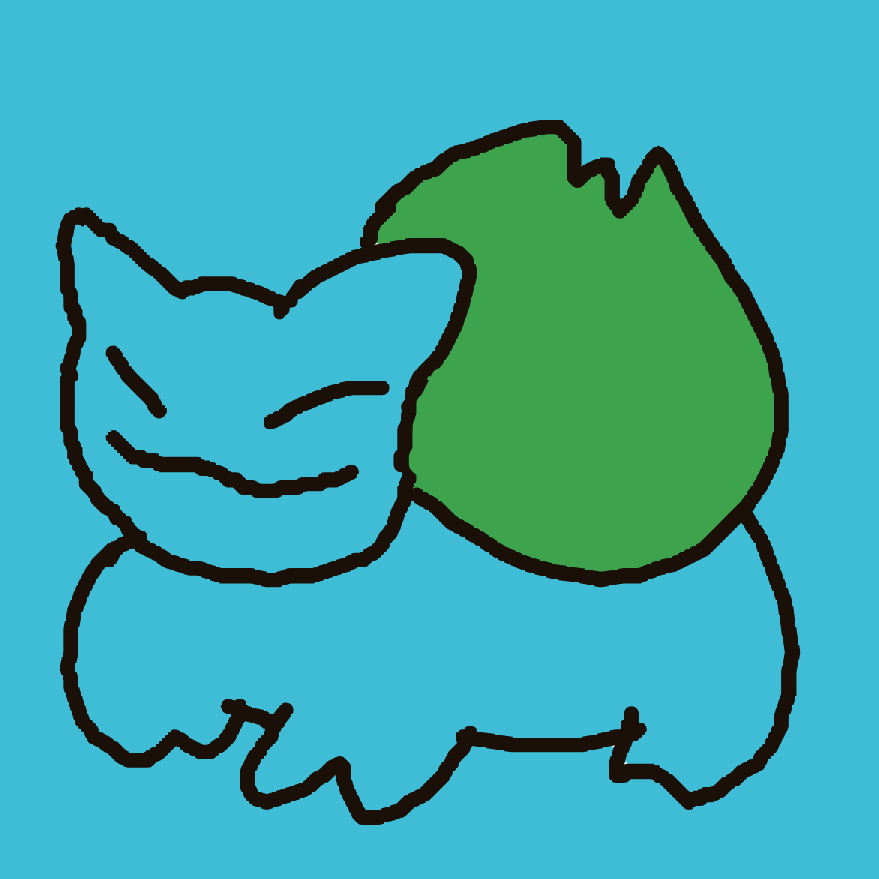 TerraBulbasaur682's drawing of Bulbasaur — Pokémon sketch on Sketchdex