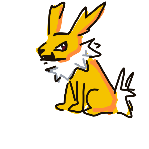 BrightCarp's drawing of Jolteon — Pokémon sketch on Sketchdex