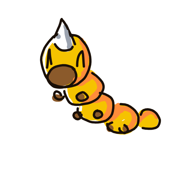 BrightCarp's drawing of Weedle — Pokémon sketch on Sketchdex