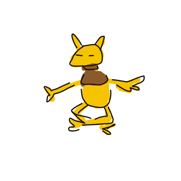 BrightCarp's drawing of Abra — Pokémon sketch on Sketchdex