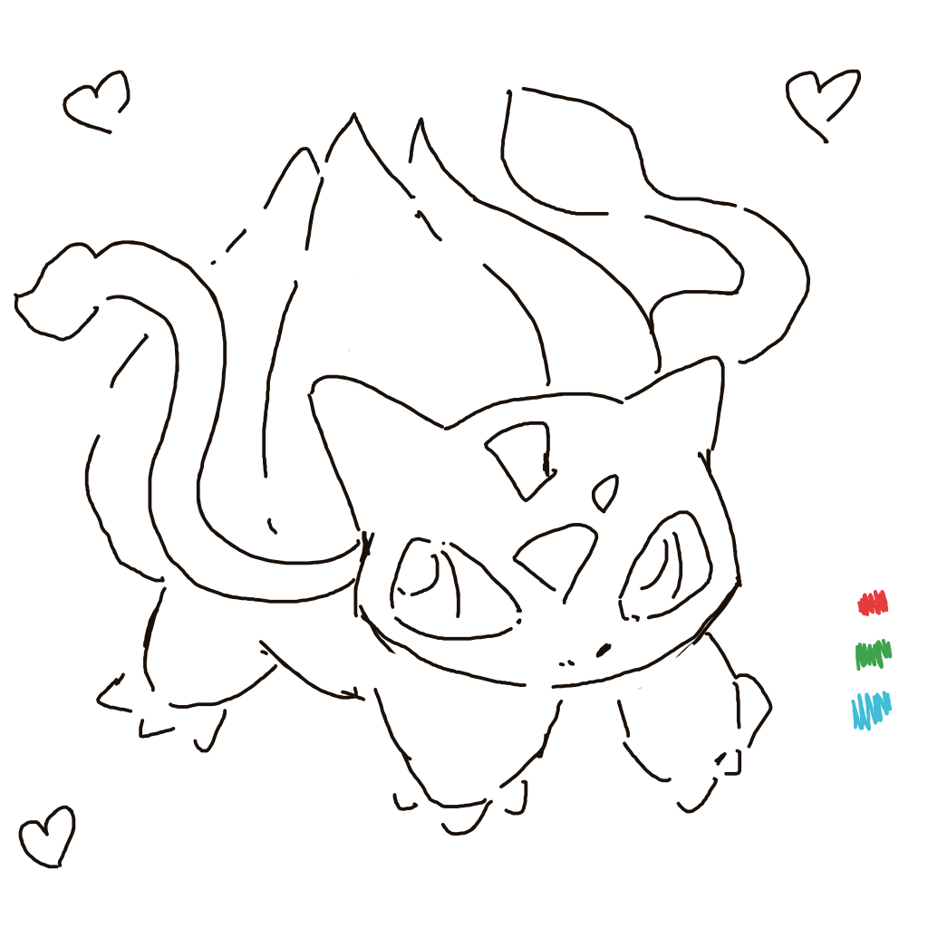 FierceVileplume430's drawing of Bulbasaur — Pokémon sketch on Sketchdex