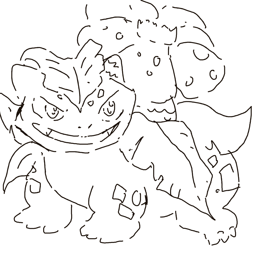 FierceVileplume430's drawing of Venusaur — Pokémon sketch on Sketchdex