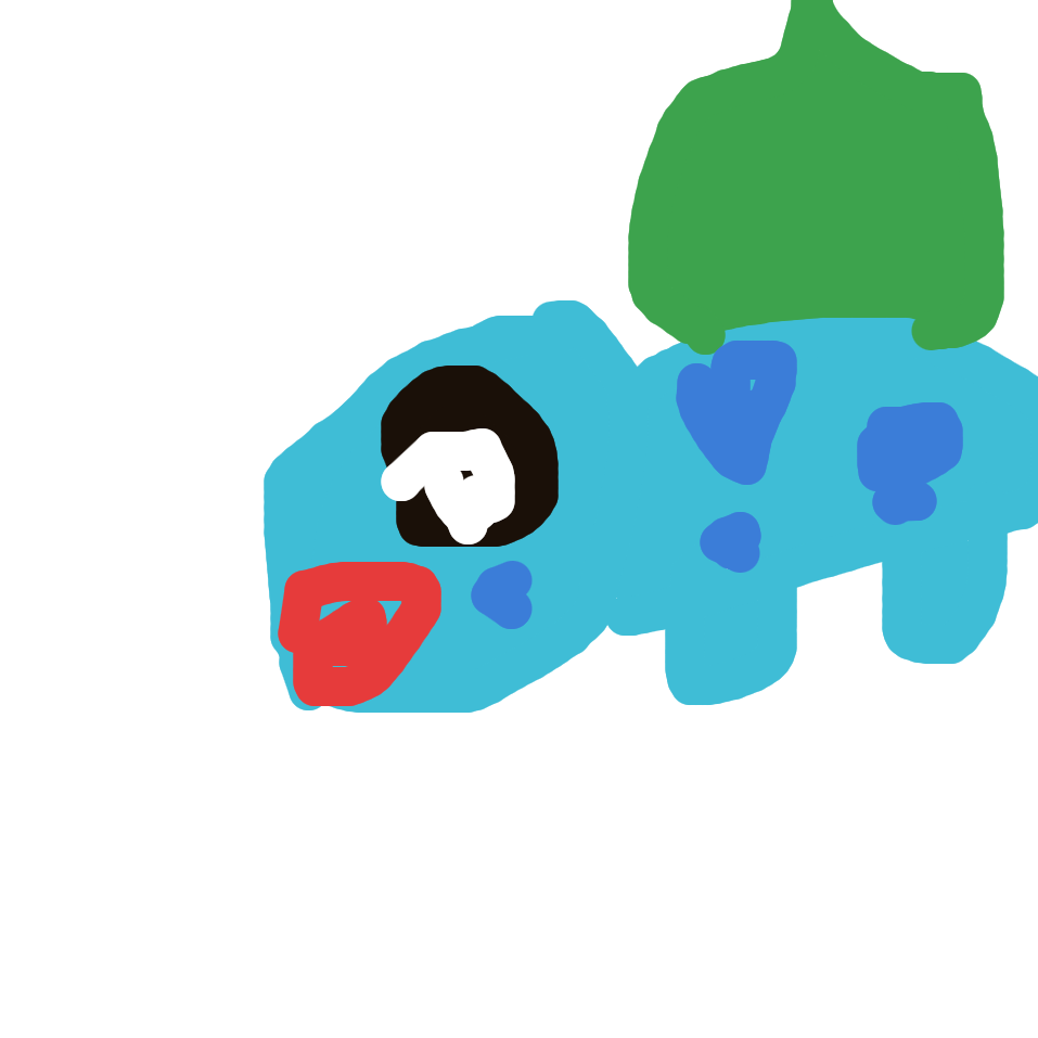 minimilne's drawing of Bulbasaur — Pokémon sketch on Sketchdex