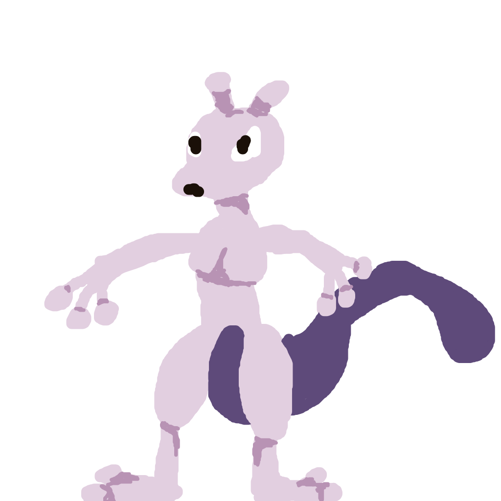 Coco_Seal's drawing of Mewtwo — Pokémon sketch on Sketchdex