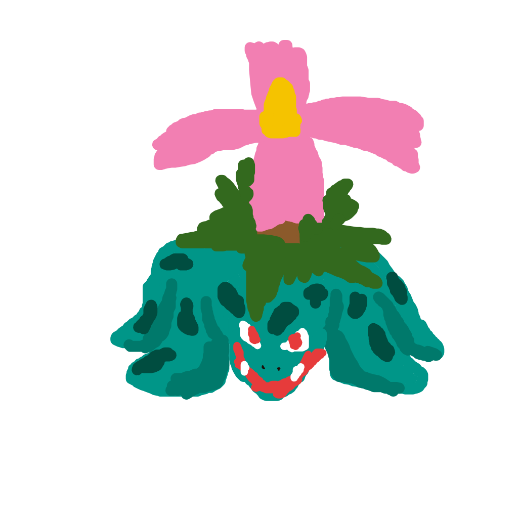 Coco_Seal's drawing of Venusaur — Pokémon sketch on Sketchdex