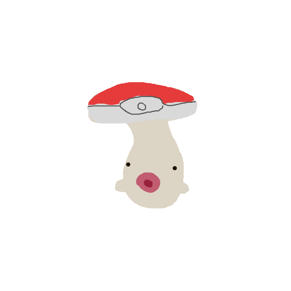 Coco_Seal's drawing of Foongus — Pokémon sketch on Sketchdex