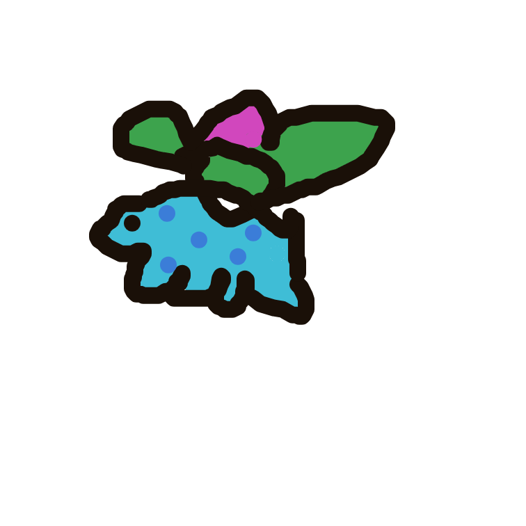 ThunderPidgeot539's drawing of Ivysaur — Pokémon sketch on Sketchdex