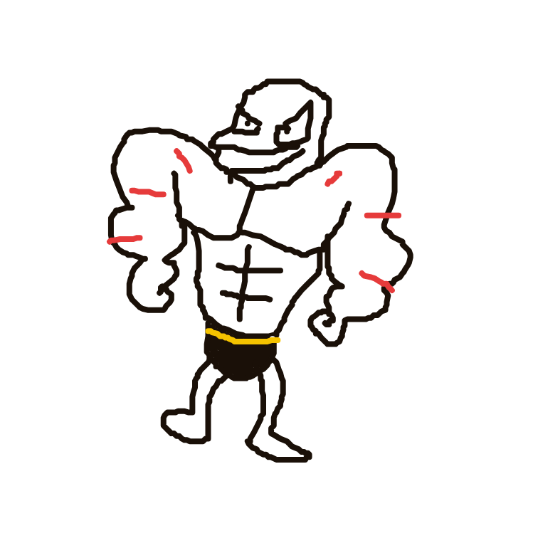 ThunderPidgeot539's drawing of Machoke — Pokémon sketch on Sketchdex