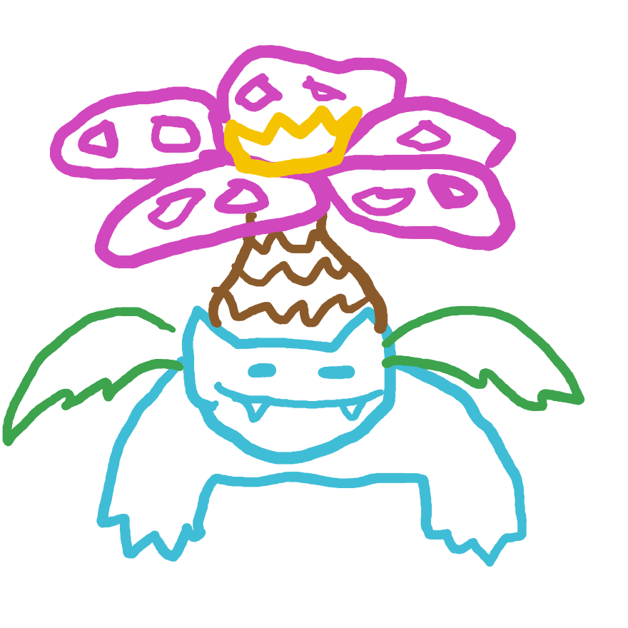 StormyElectrode765's drawing of Venusaur — Pokémon sketch on Sketchdex
