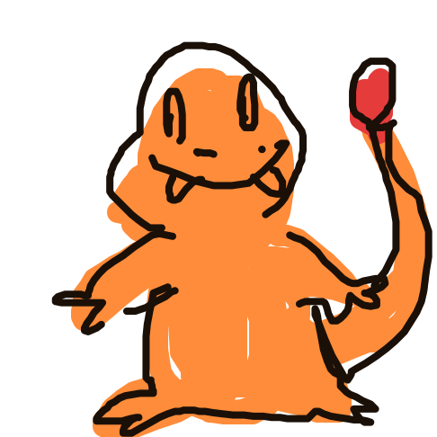 StormyMarowak511's drawing of Charmander — Pokémon sketch on Sketchdex