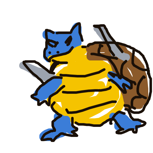 StormyMarowak511's drawing of Blastoise — Pokémon sketch on Sketchdex