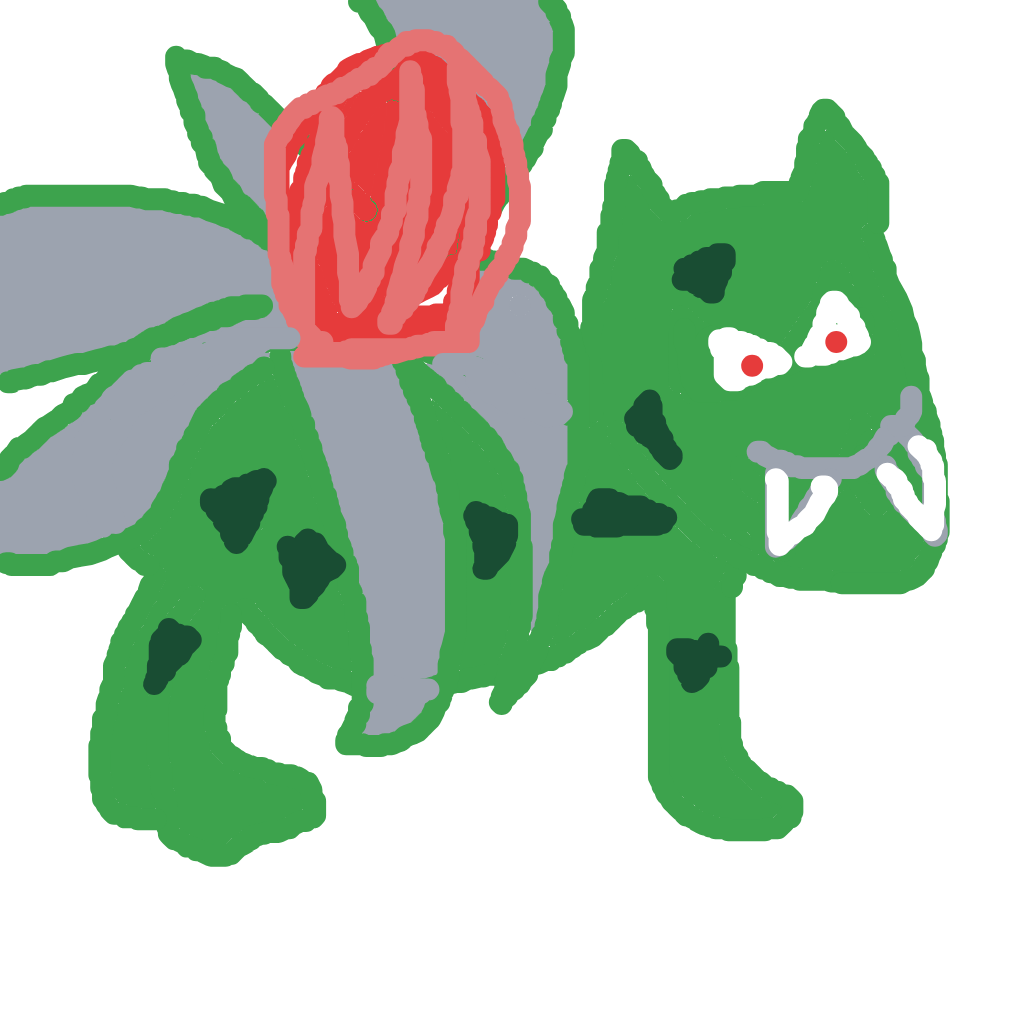 VoltAerodactyl562's drawing of Ivysaur — Pokémon sketch on Sketchdex