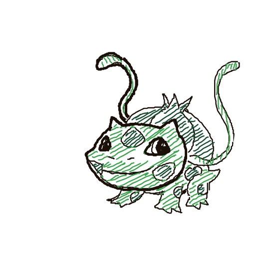 PsychicEevee569's drawing of Bulbasaur — Pokémon sketch on Sketchdex