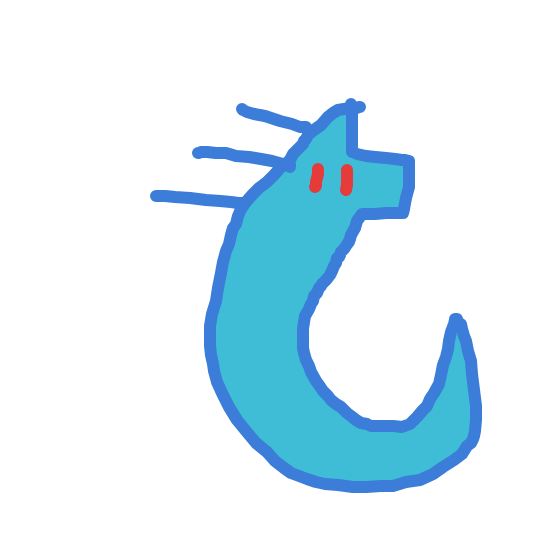 Horsea drawing
